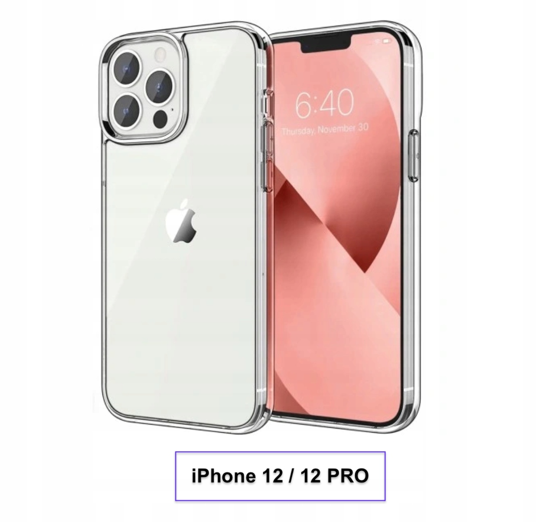 

Etui, przezroczyste Premium dla iPhone 12 12 Pro