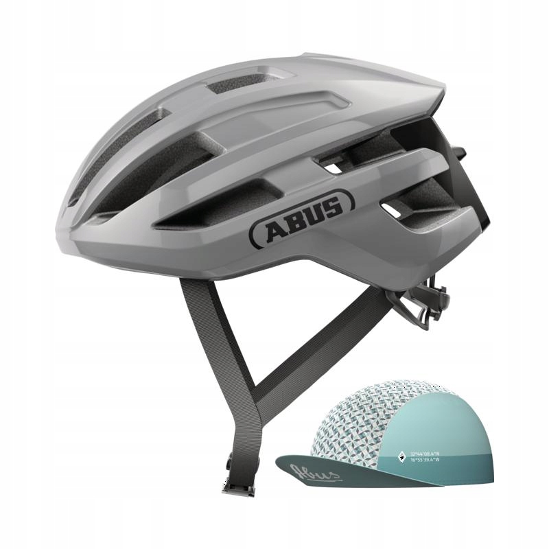 Abus Přilba PowerDome Ace silniční závodní šedá S (51-55 cm)