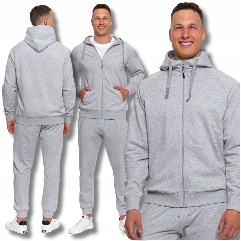 Teplákovka Pánské Kalhoty s kapsami Pánská rozepínací mikina s kapucí Moraj XXL