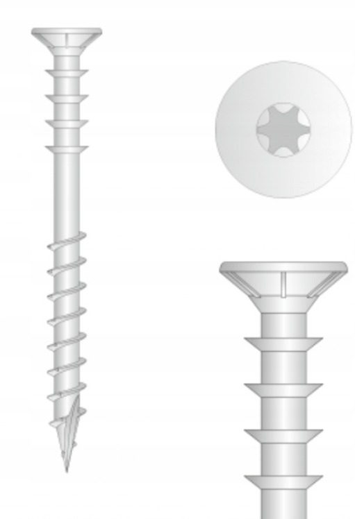 WKRĘTY DO POZIOMOWANIA ŁAT 6x145 DYSTANSOWE 100szt EAN (GTIN) 5907708176943