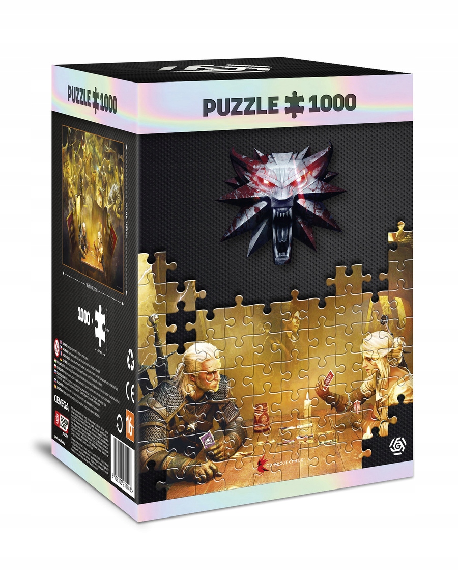 GOOD LOOT PUZZLE WIEDŹMIN PLAYING GWENT 1000 ELEMENTÓW
