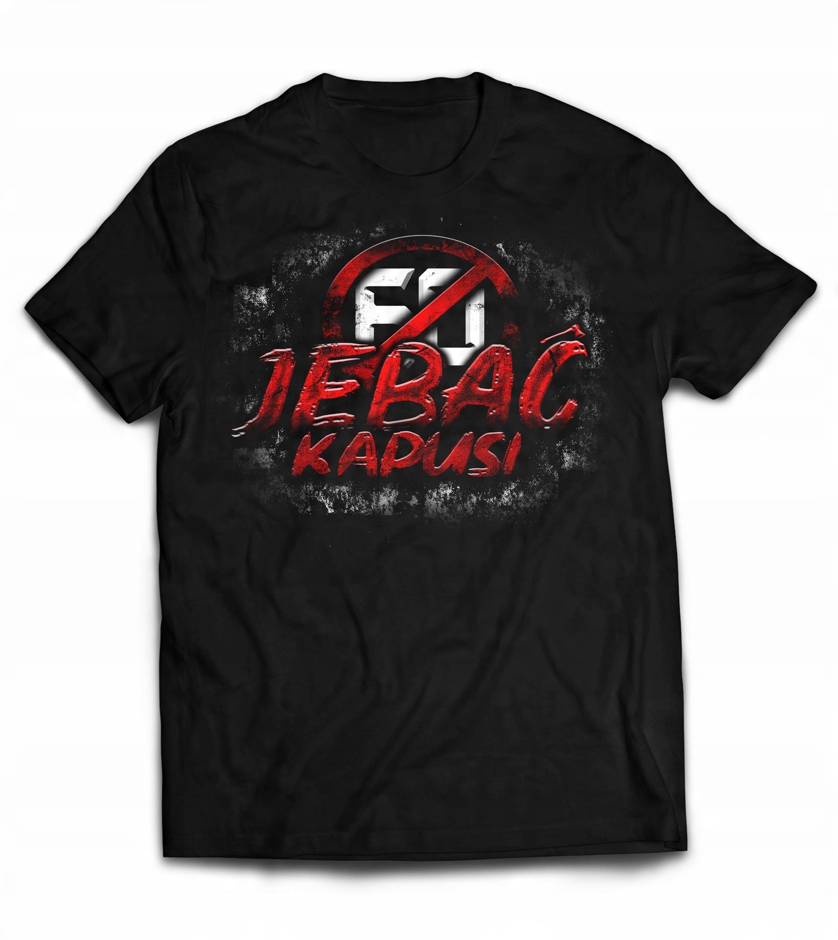 

3XL Koszulka J.e.b.a.ć napis kapusi anty 60 śmierć