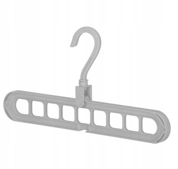 ORGANIZER DO GARDEROBY SZAFY NA WIESZAKI 2w1 Kolor mebla odcienie szarości