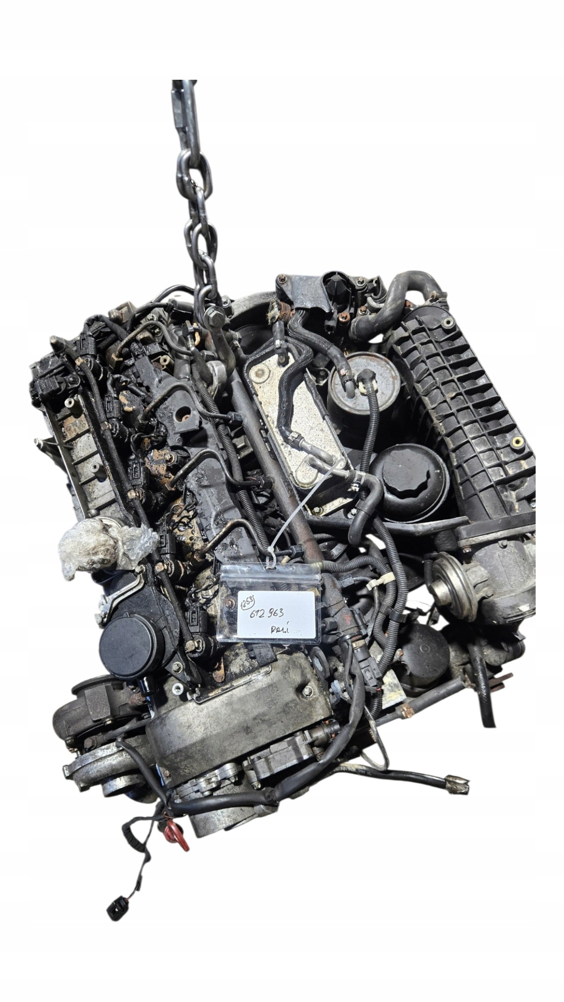 MERCEDES ML W163 LIFT 01- engine complete 2.7 612963