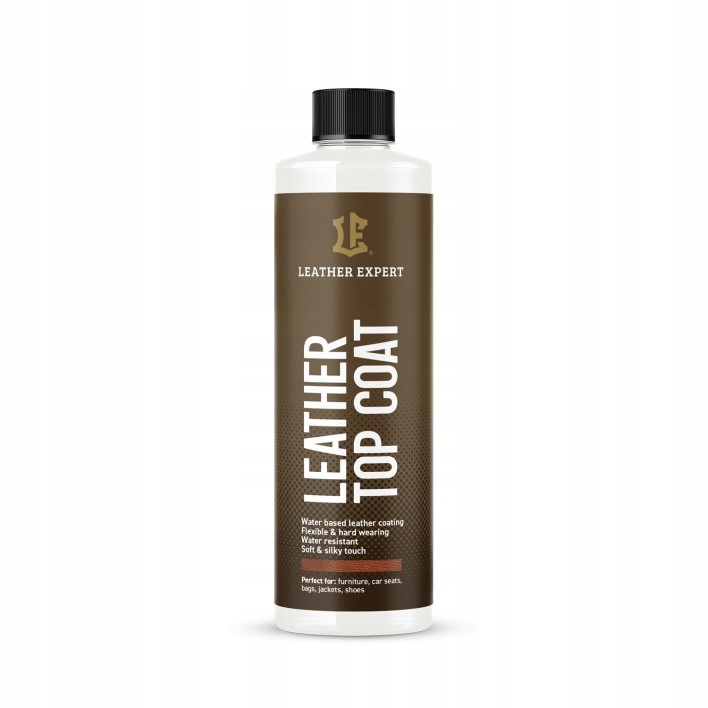 Top Coat Semi Gloss lakier bezbarwny do skóry półpołysk renowacja 250 ml