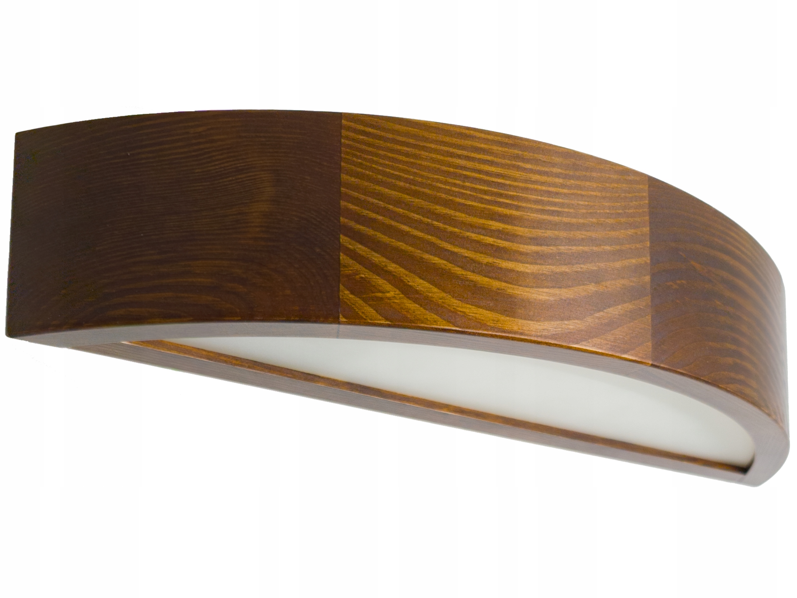 Kinkiet ścienny drewno Leja Orzech do salonu kuchni łazienki Stylowa