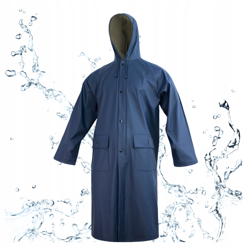 Pracovní pláštěnka s kapucí z Pu, potažená polyuretanem