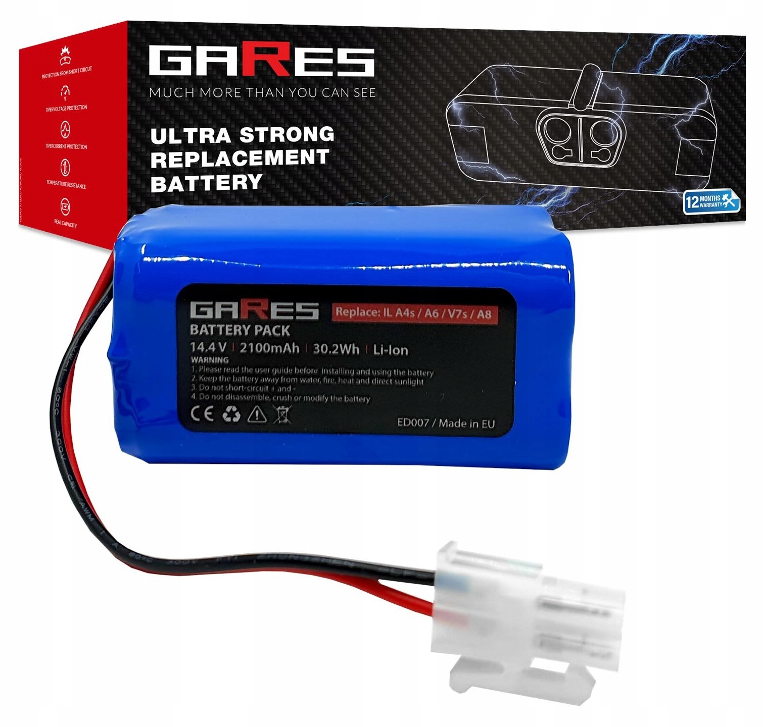 Baterie Akumulátor pro Ecovacs Deebot DL35 2,1Ah