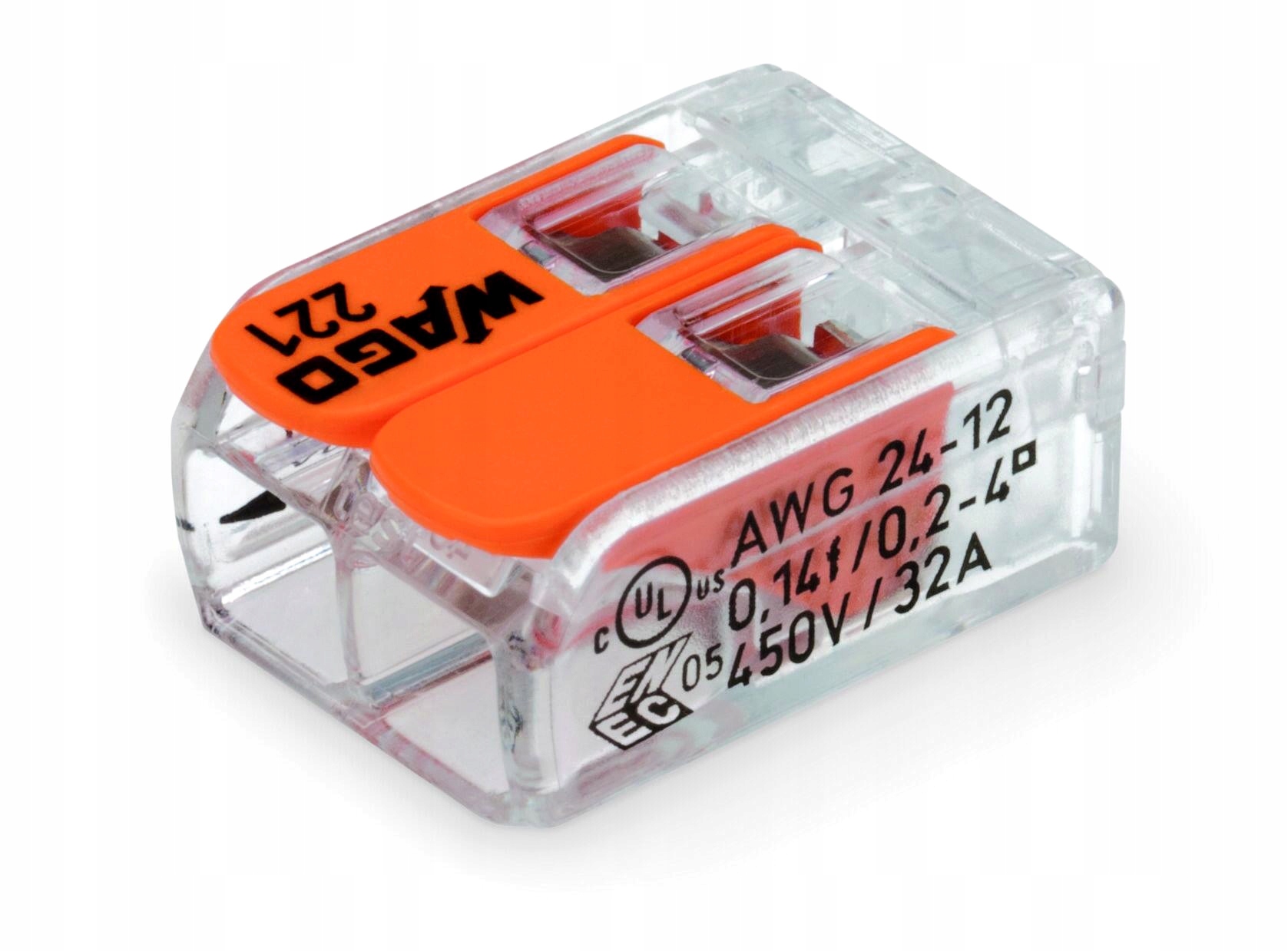 WAGO Szybko złączka z zaciskami 2x4 mm² 3szt EAN (GTIN) 5905527432714