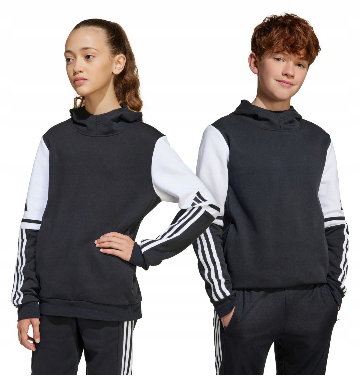 Mikina Adidas Teamwear Pro Děti Squadra 25 Sweat Hoody černá vel. 140 Cm
