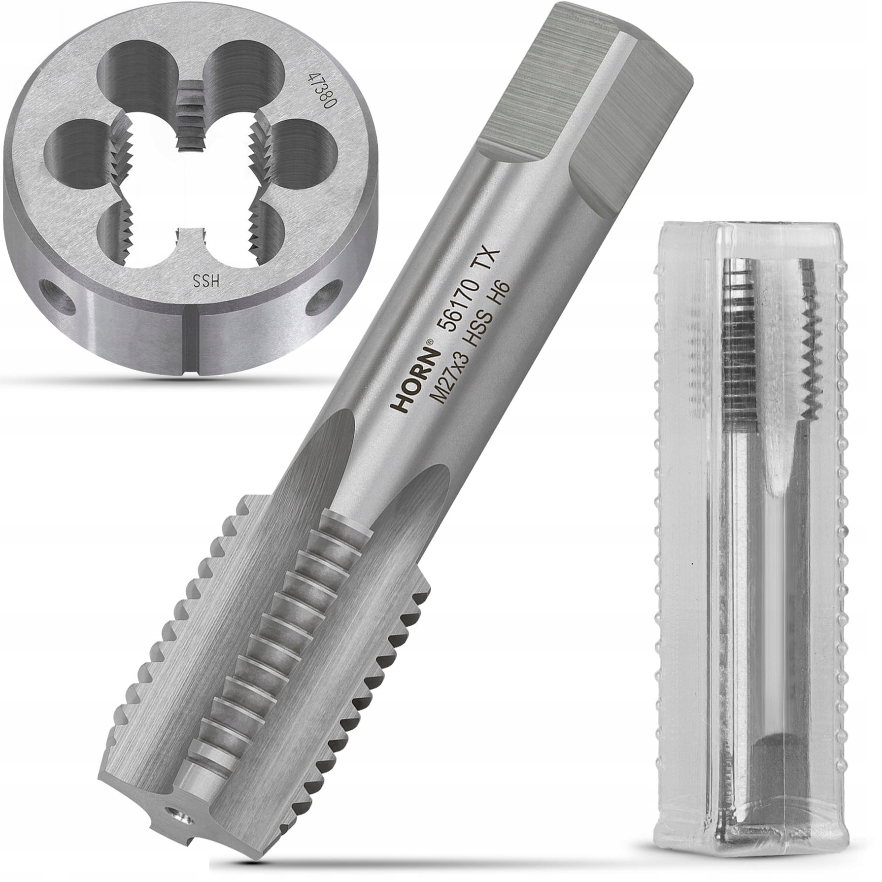 Ruční Závitník M27x3 DIN-352/1P Narzynka M27