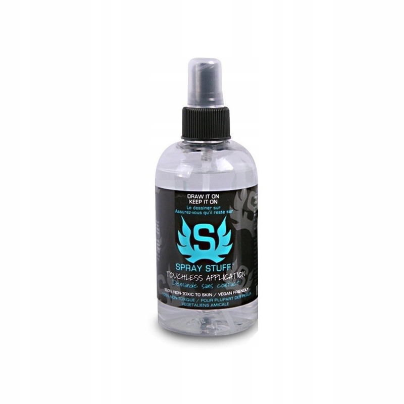 Spray Stuff 250 ml Płyn do utrwalania wzorów Tatuaż Vegan Ochrona