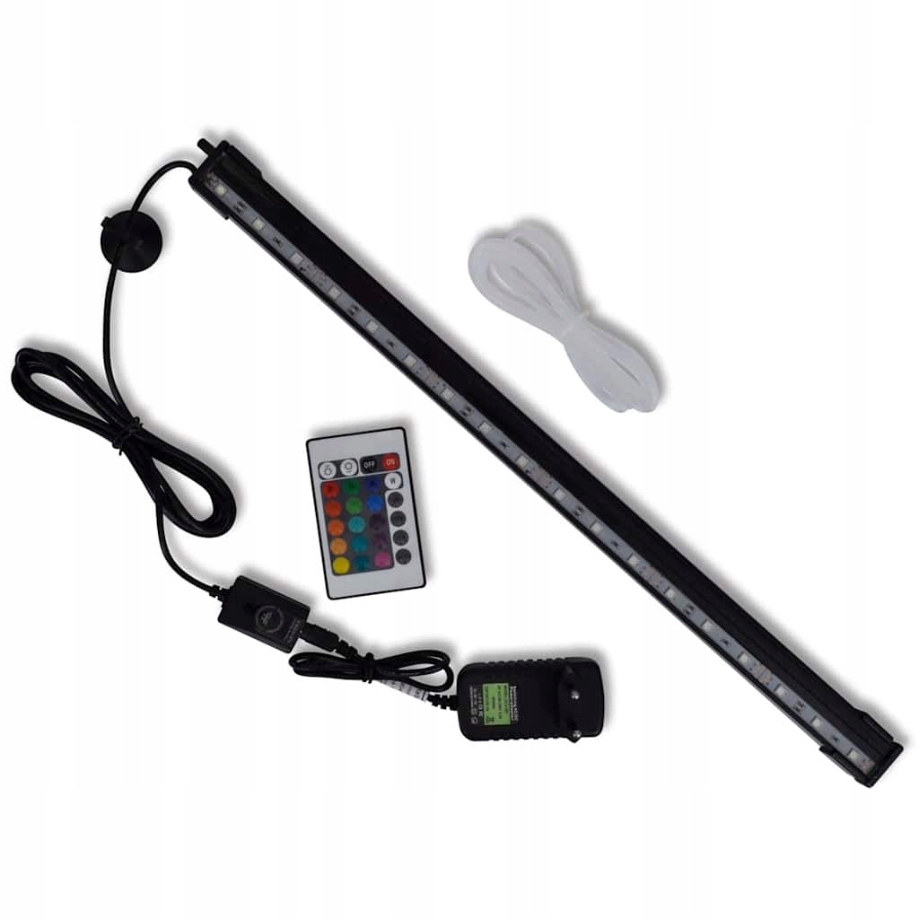 Levně Fionshop 262659055 Led akvarijní lampa s bublinkami Rgb 48 cm