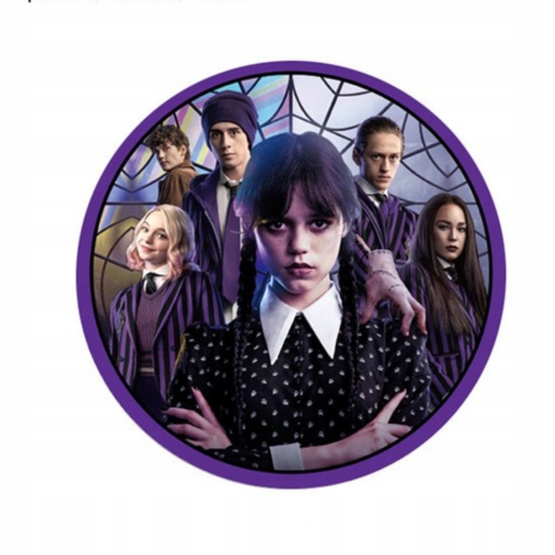 ZESTAW NA IMPREZĘ URODZINOWĄ Wednesday Addams Marka inna
