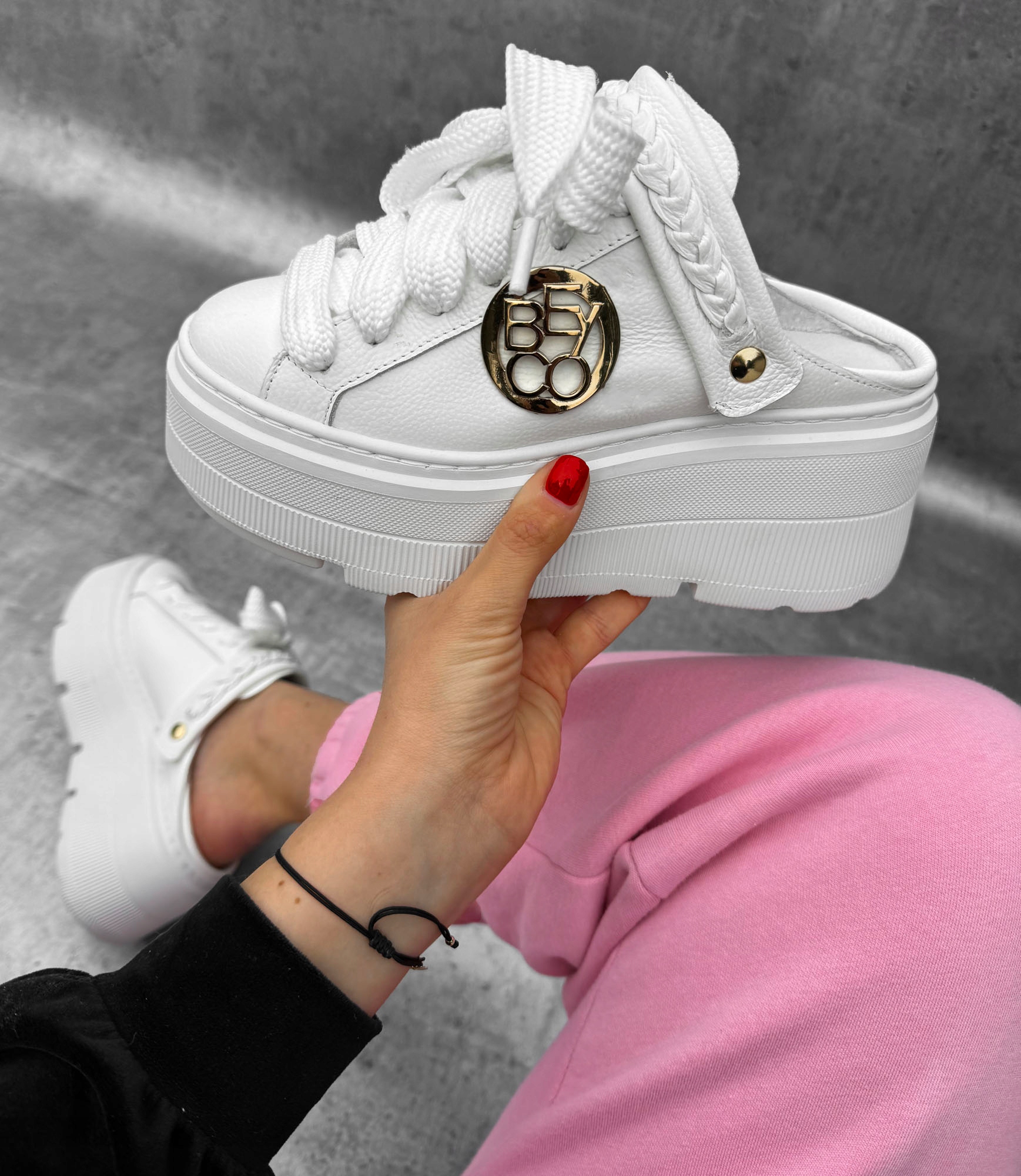 Beyco klapek sneakers sn37 biały 36-41 Długość wkładki 25 cm