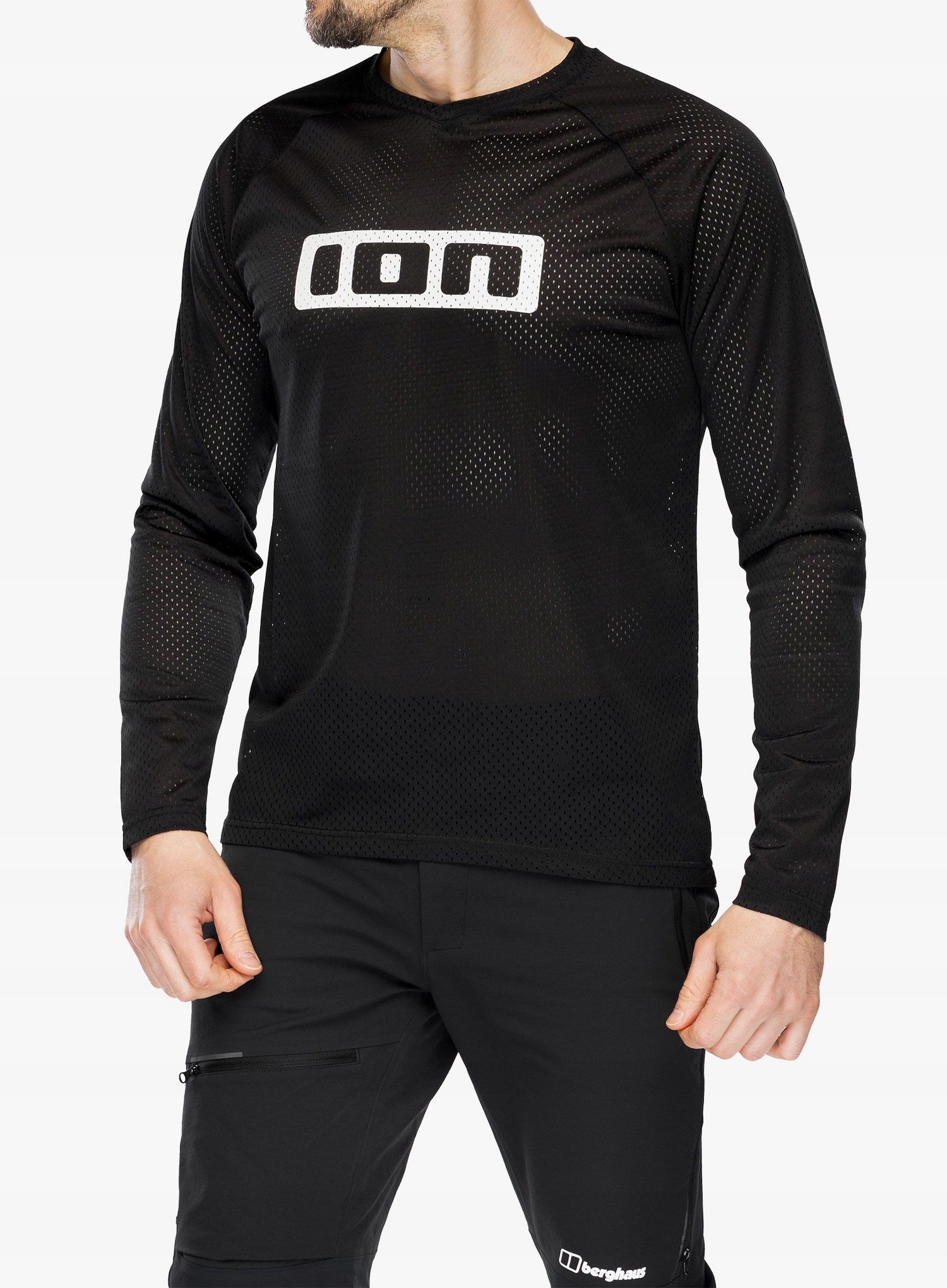 Mikina Ion Logo Ls černý 46 (xs)
