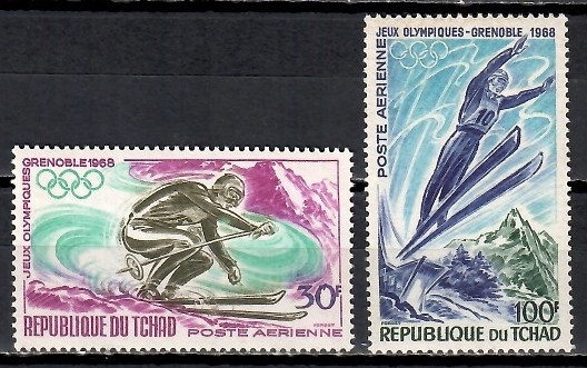 Czad 1968 Mi 195-196 Czyste **