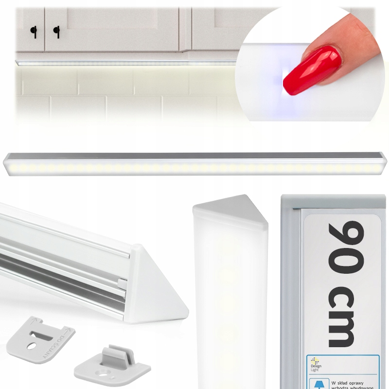 

Dotykowa Listwa Oświetleniowa Led Pod Szafkę 90cm