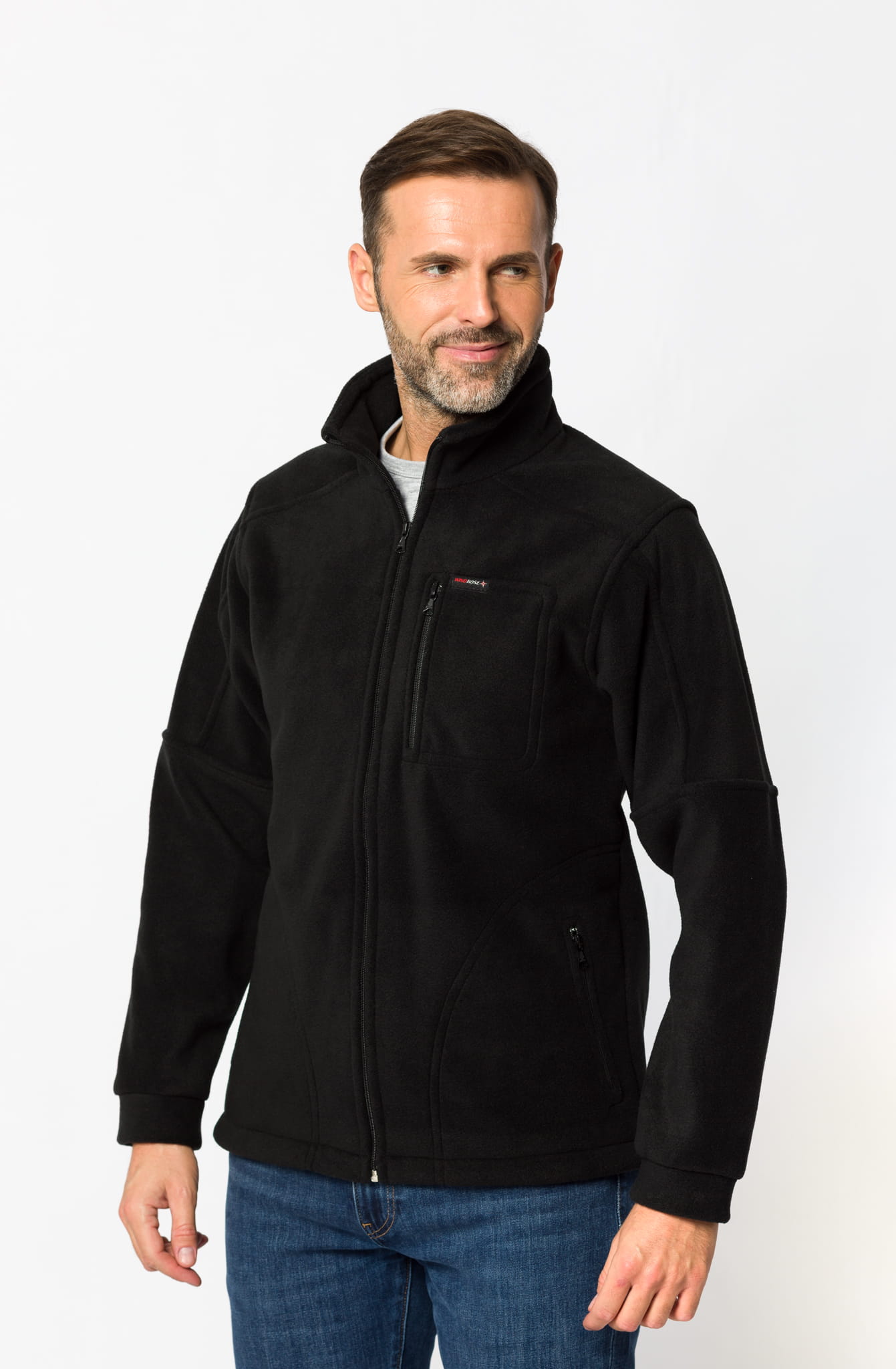 Teplý Pánský Silný Fleece Beránek Polský Výrobek! Kvalita! 450 g/m2 XL