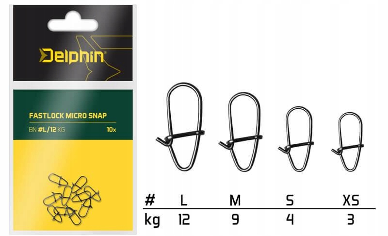 Agrafka Delphin Fastlock Micro Snap rozmiar Xs