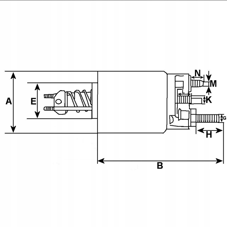 Elektromagnes rozrusznika 331929 HC-Cargo Producent części HC-Cargo