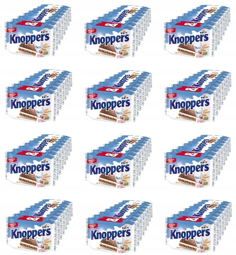 Levně 12x 200g Knoppers Oplatek 8 Ks