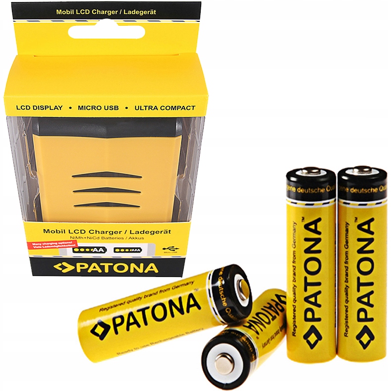 Patona AA (R6) 2450 mAh 4 szt. Akumulator + ładowa