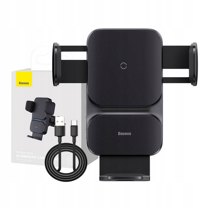 BASEUS ŁADOWARKA BEZPRZEWODOWA UCHWYT SAMOCHODOWY NA TELEFON DO AUTA 15W
