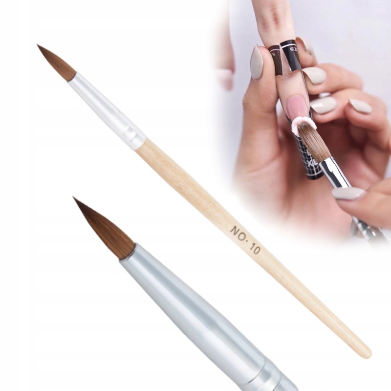 

Pędzelek Do Akrylu nr 10 Drewniany acrylic brush