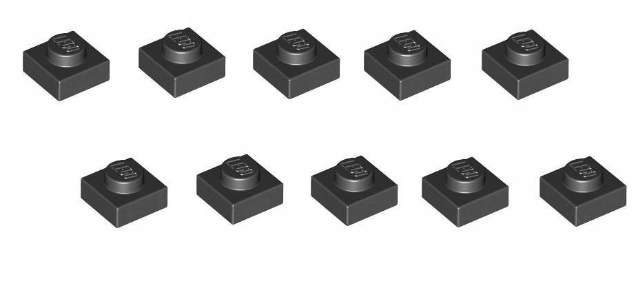 

Lego Płytka 1x1 czarny 3024 -10szt