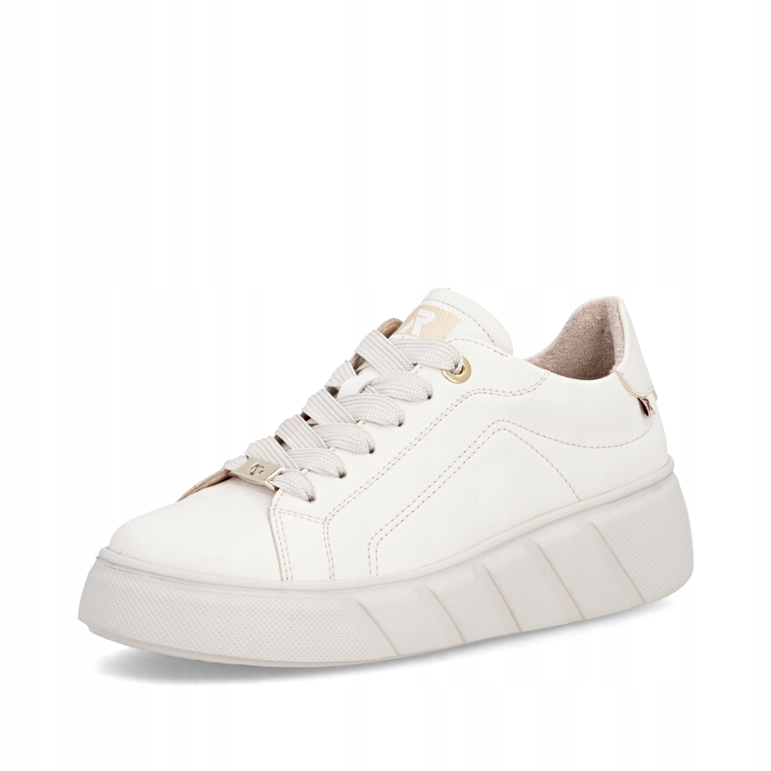 Rieker Antistress W2601-82 Dámské Polobotky Bílé Kožené vel. 40