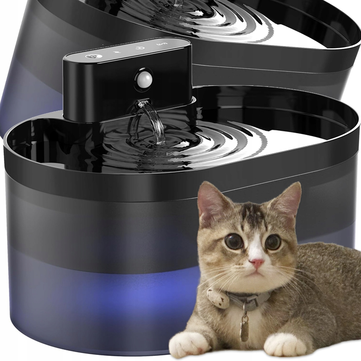 Napáječka Fontána Automatická Pro Kočky Psa Zvířat Napáječka Miska 3 Režimy