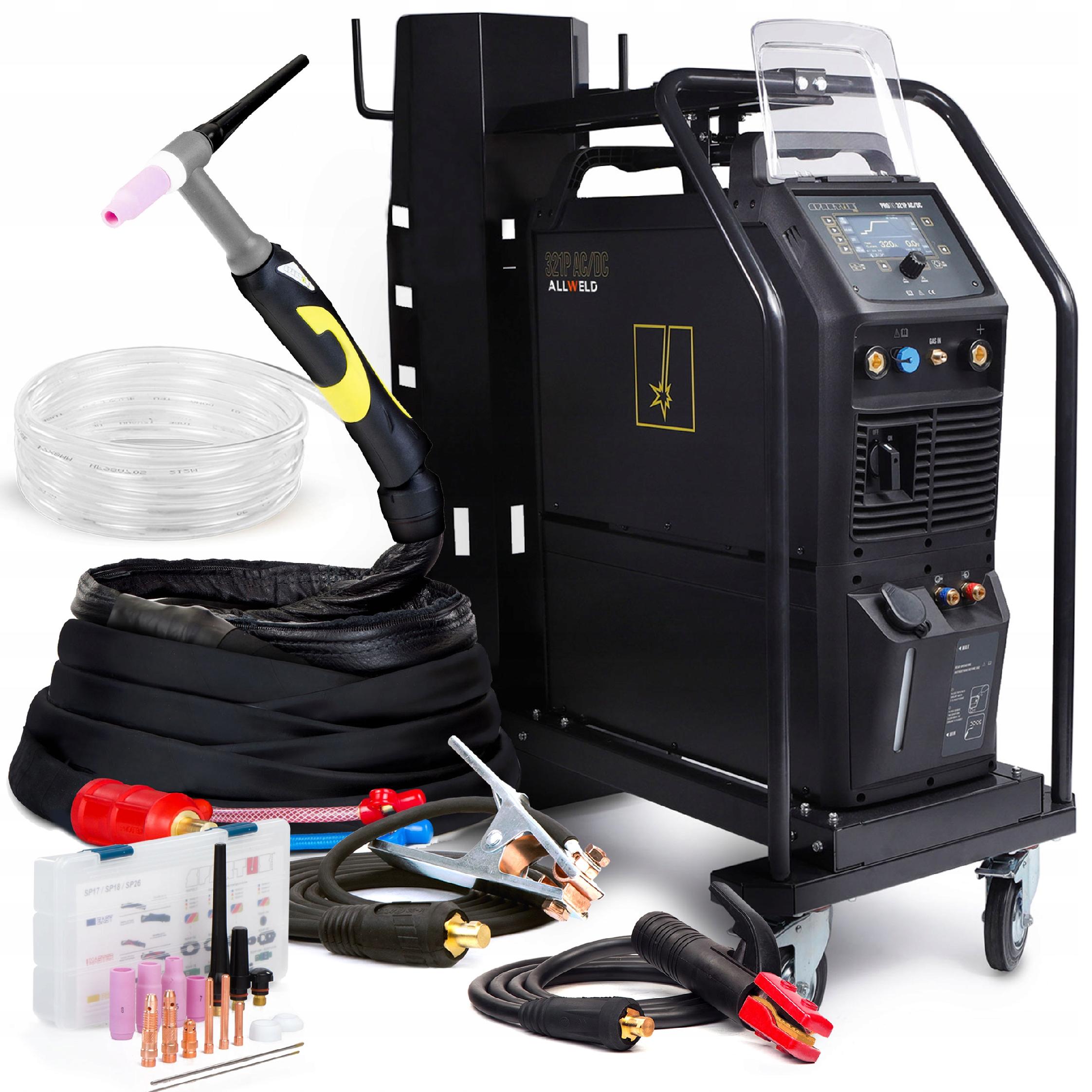 Invertorová Svářečka Spartus Pro Tig 321 Pw Ac DC Mma Puls 400V Hliník