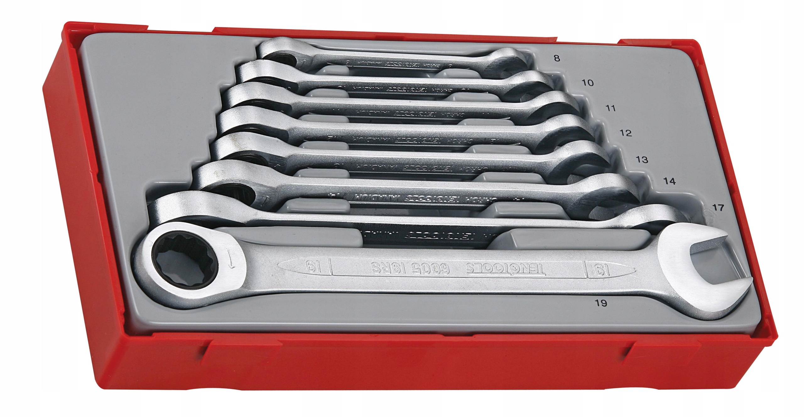 Sada očkoplochých kľúčov Teng Tools TT6508RS 8-dielna