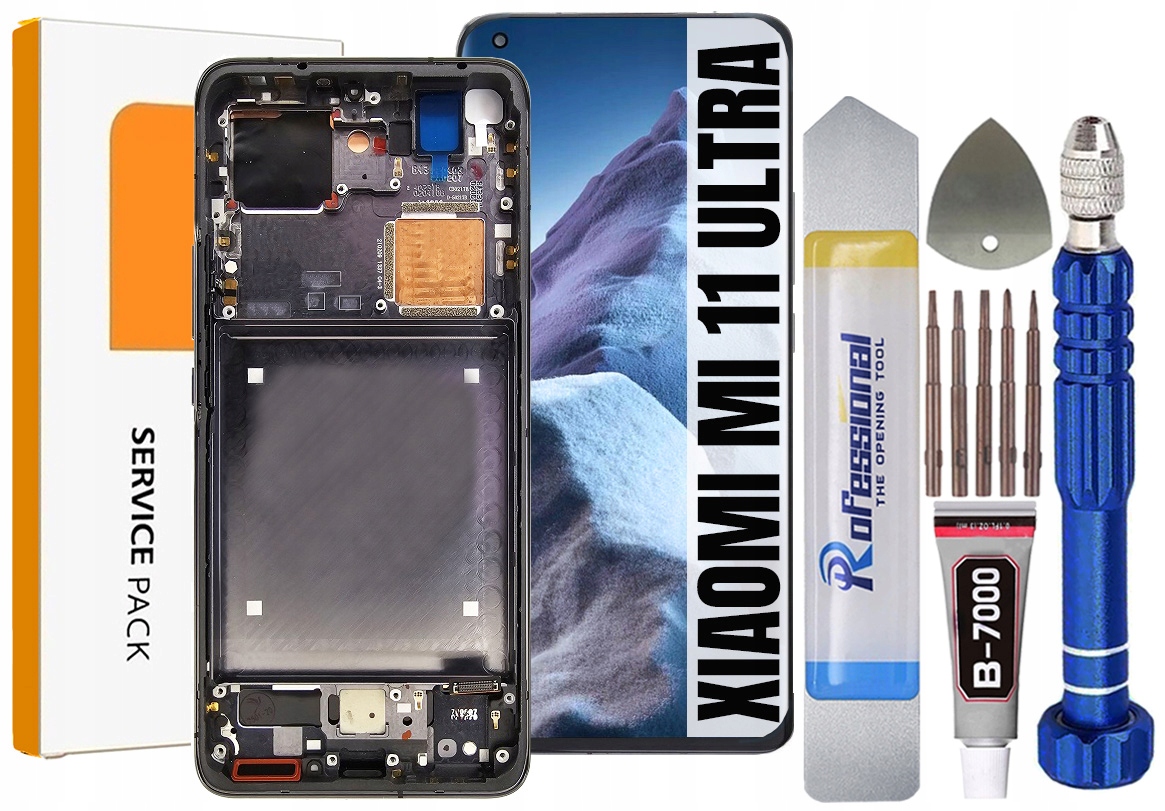 Displej Pro Xiaomi MI 11 Ultra Originál Oem Displej Rámeček