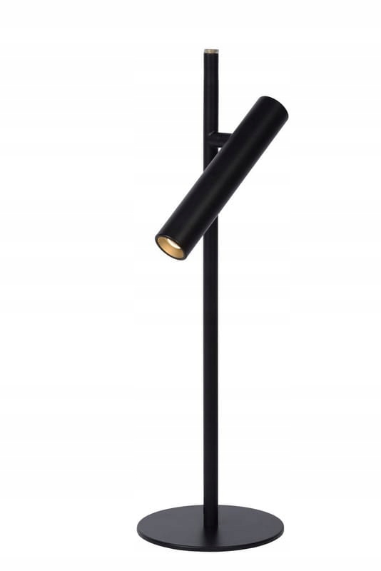 Nočná Led lampa čierna minimalistická do spálne 3000K Lucide