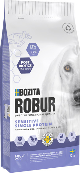 Bozita Robur Sensitive Single Protein Lamb 12 kg