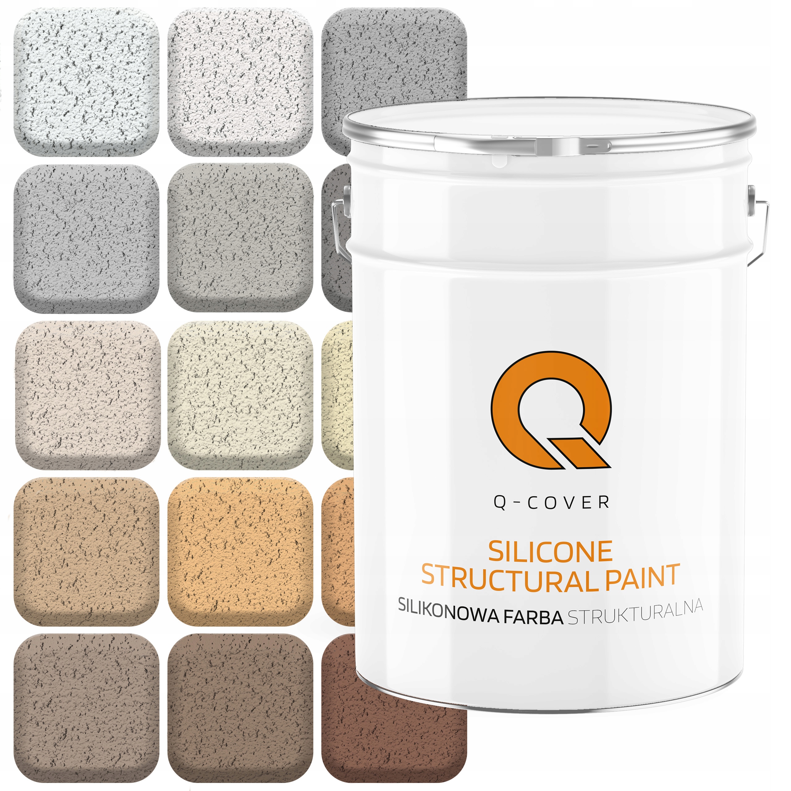 Farba Elewacyjna Strukturalna Silikonowa Fasadowa 10L do wyboru Uv