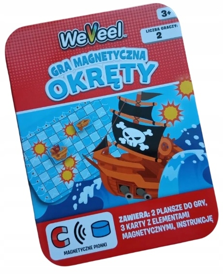 Gra planszowa Gra Magnetyczna Okręty Joinco
