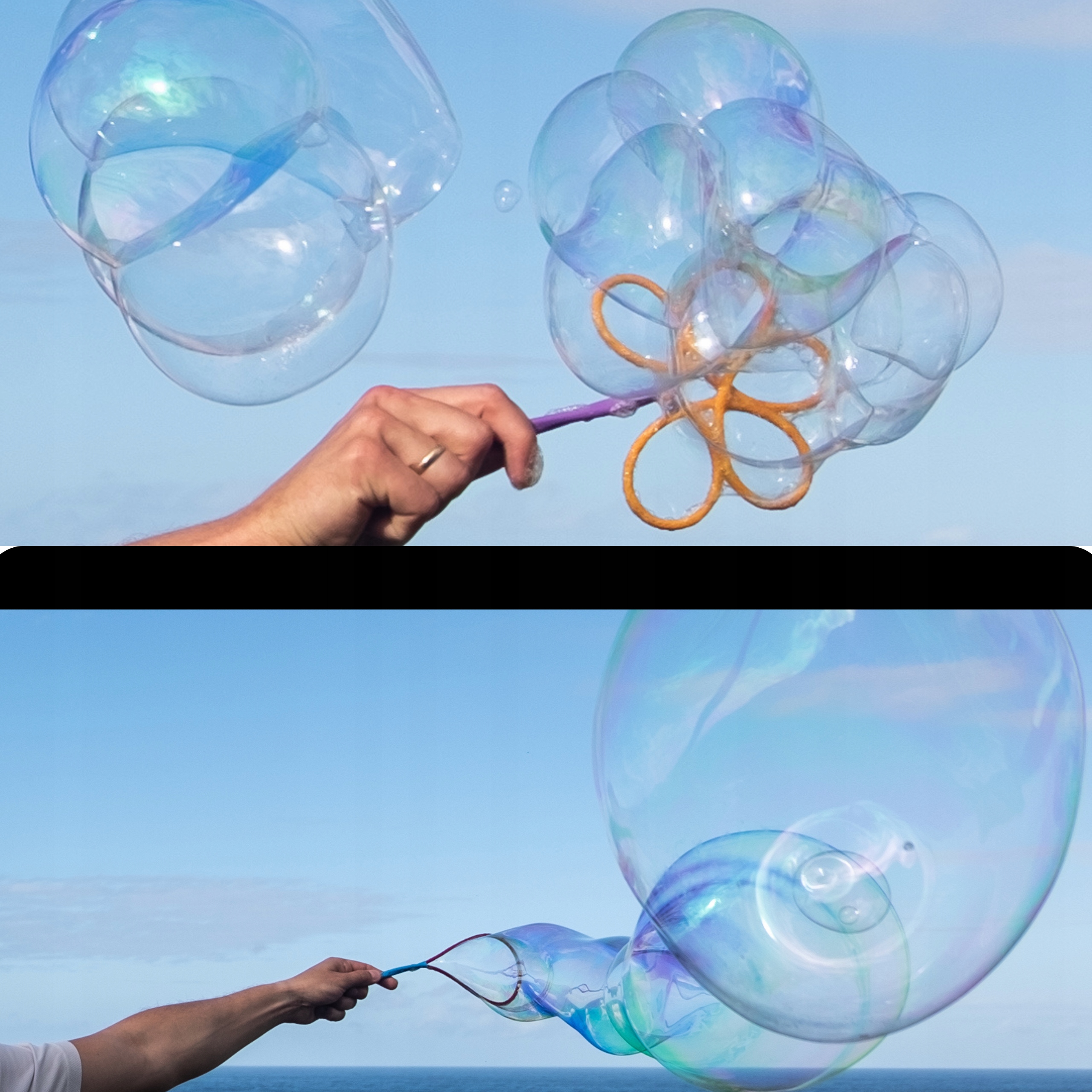 Płyn do Baniek Mydlanych Koncentrat + 5 obręczy Kod producenta Płyn400ml+5kwiatków3