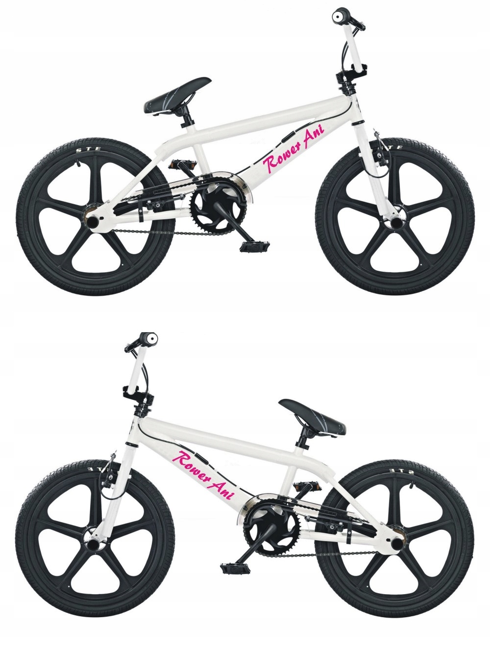 Napis Rower + Imię Dziecka Naklejki Różne Imiona Cechy dodatkowe brak