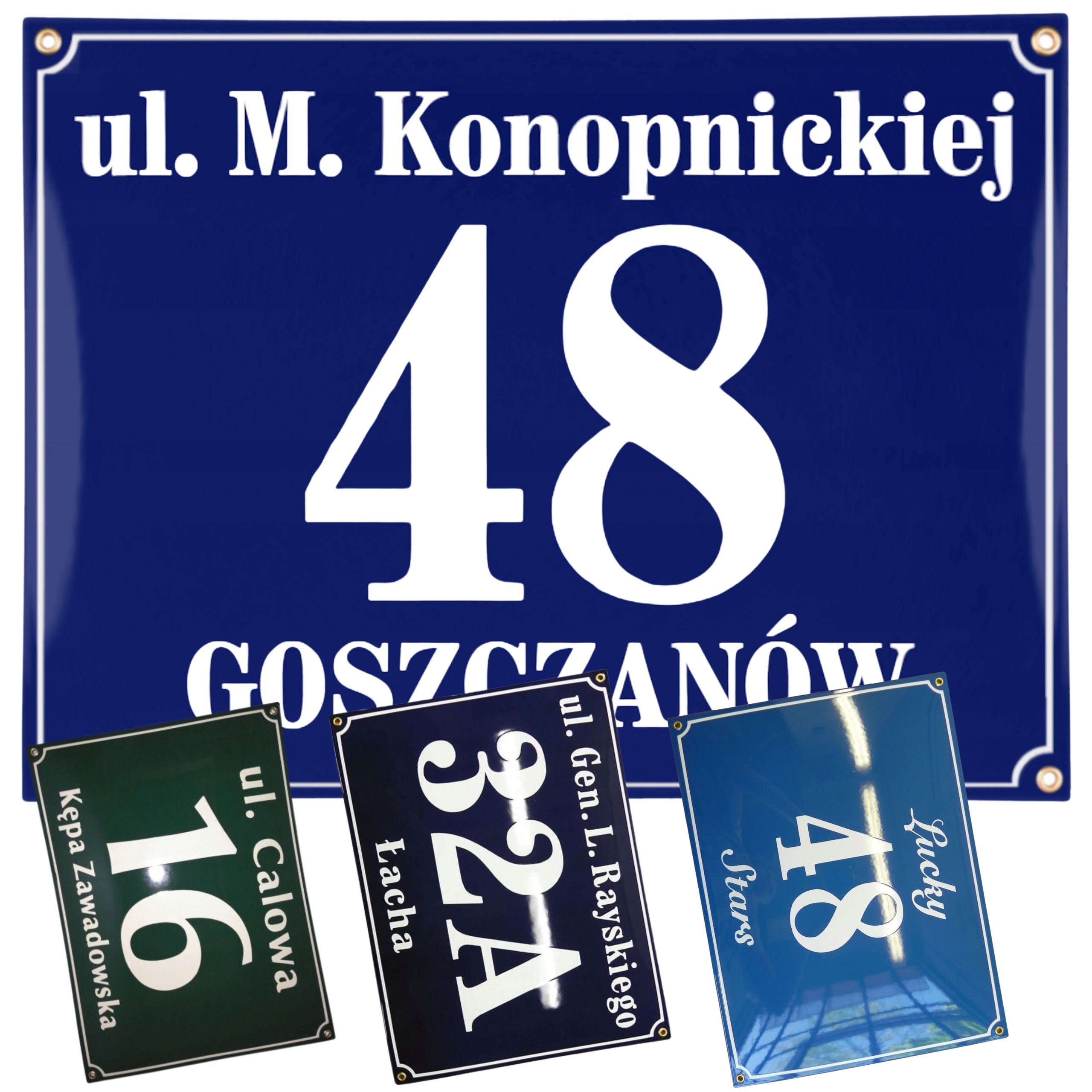 Adresová Tabule Číslo Domu Kovová Tabule Na Dům 30x40 CM Smaltovaná