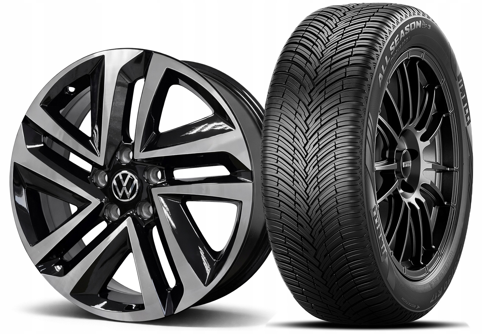 Nové celoročné kolesá Vw T-Roc Seat Cupra Ateca Škoda Karoq 18 Palcov Pirelli