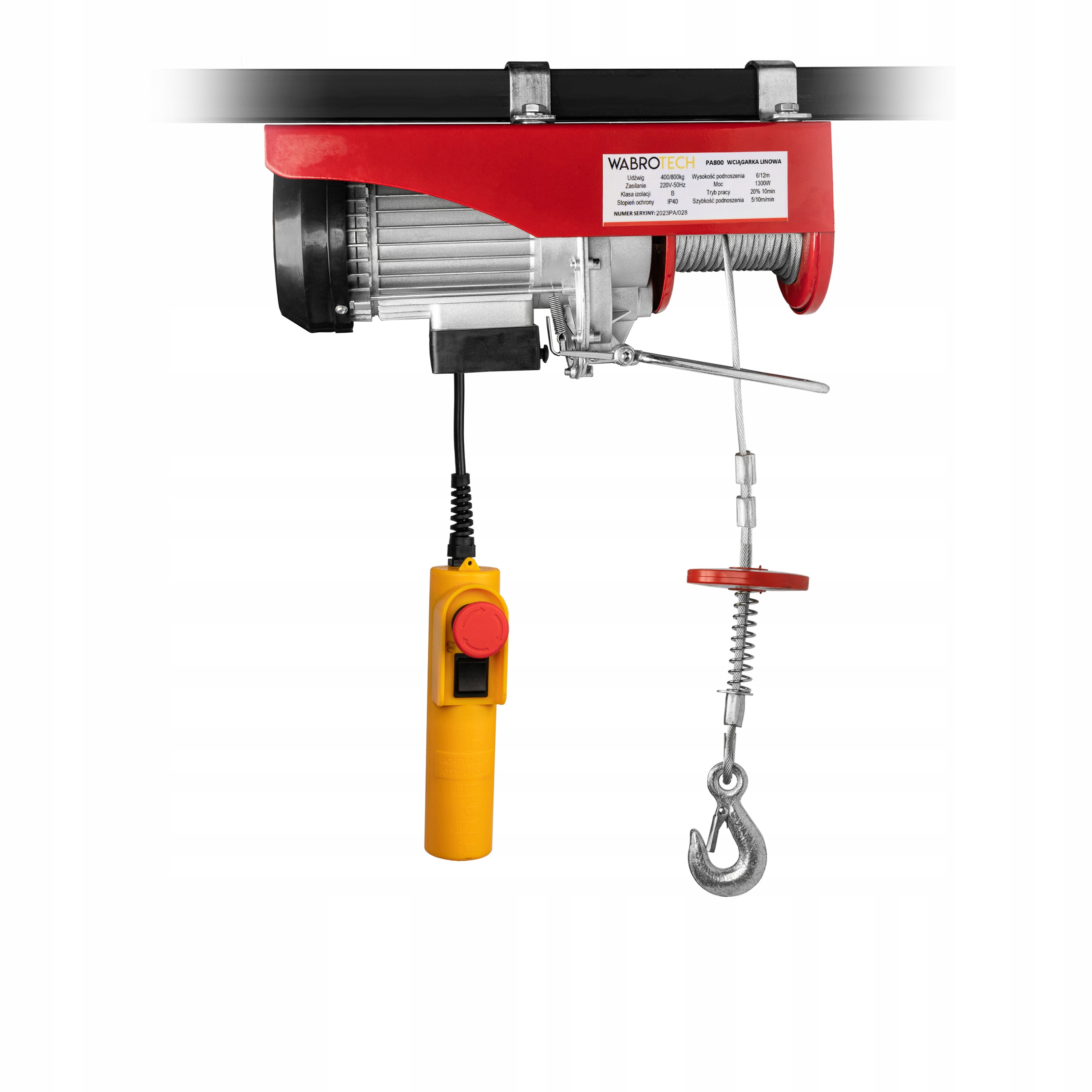 

Wciągarka elektryczna linowa PA800 800kg