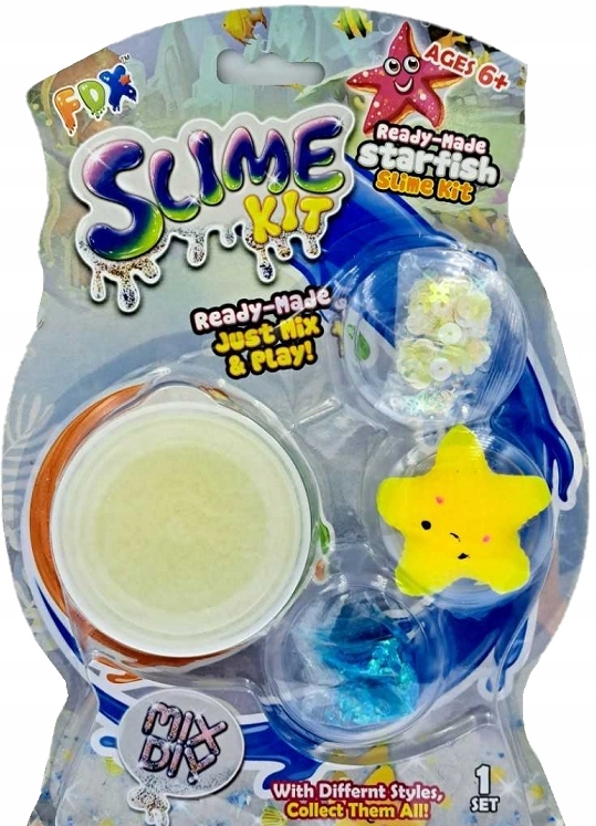 

Zestaw Slime z akcesoriami gotowy glut mix kolorów