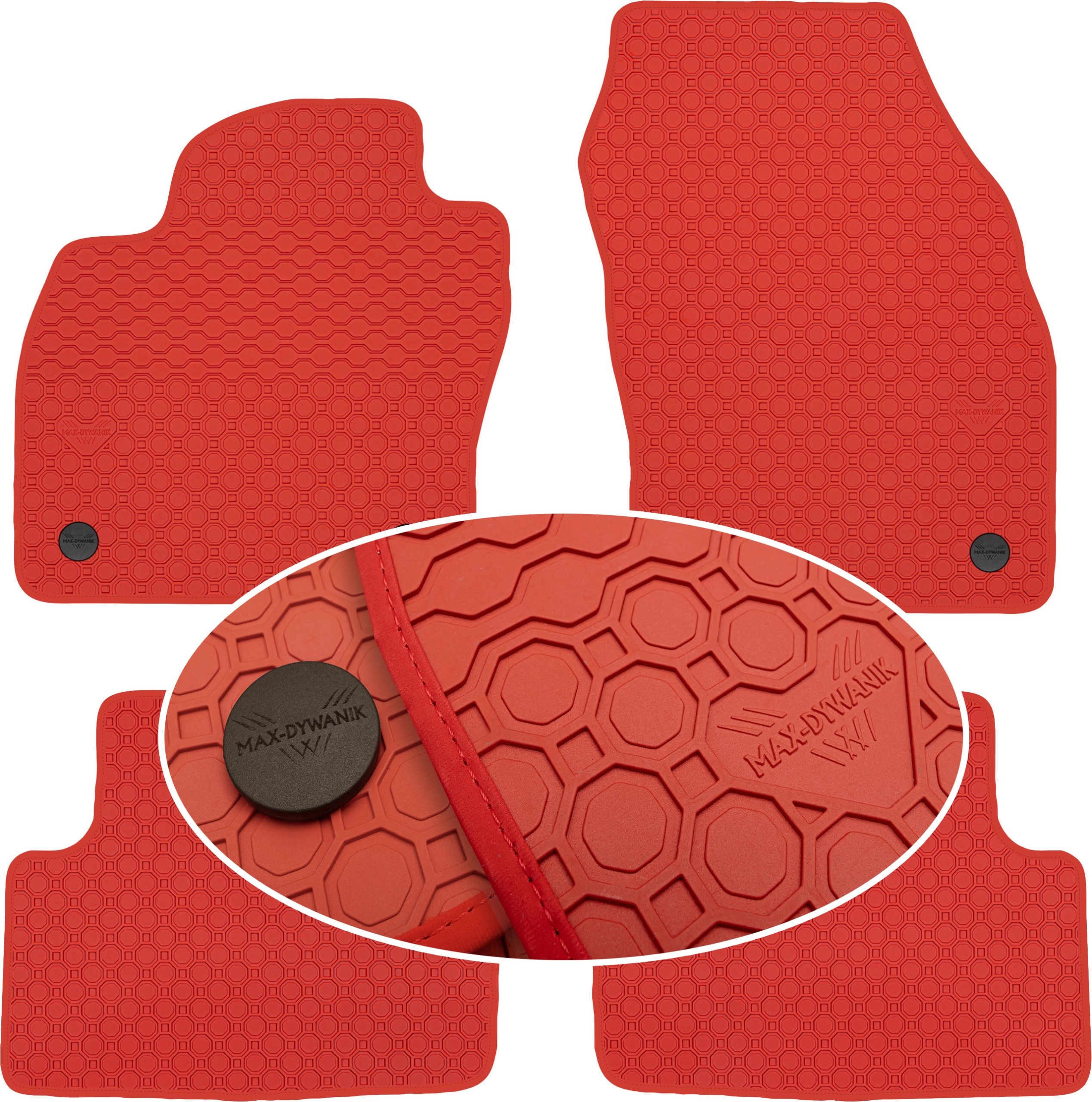 Vw T-Cross 2019 Koberce Červené