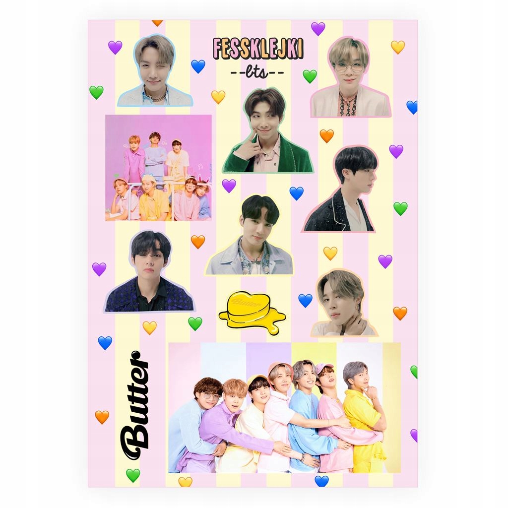 

Naklejki Bts k-pop 11szt