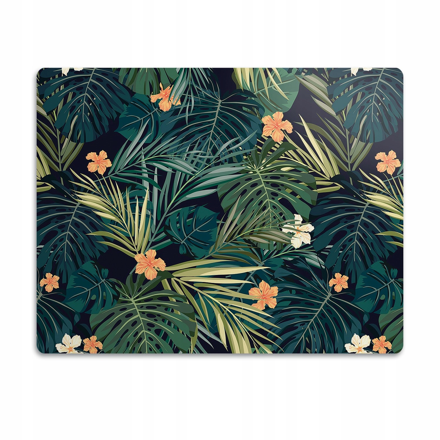 Levně Podložka pod misku pro psa kočku Rostliny tropy 90x60