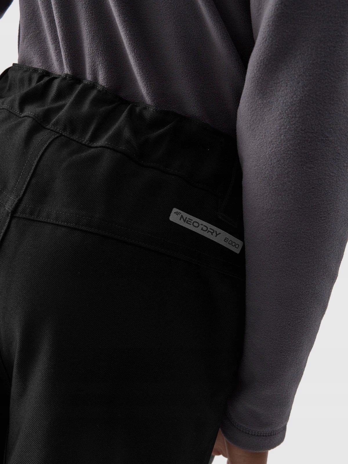 SPODNIE JUNIORSKIE NARCIARSKIE 4F BEZ SZELEK 146 Zapięcie zamek