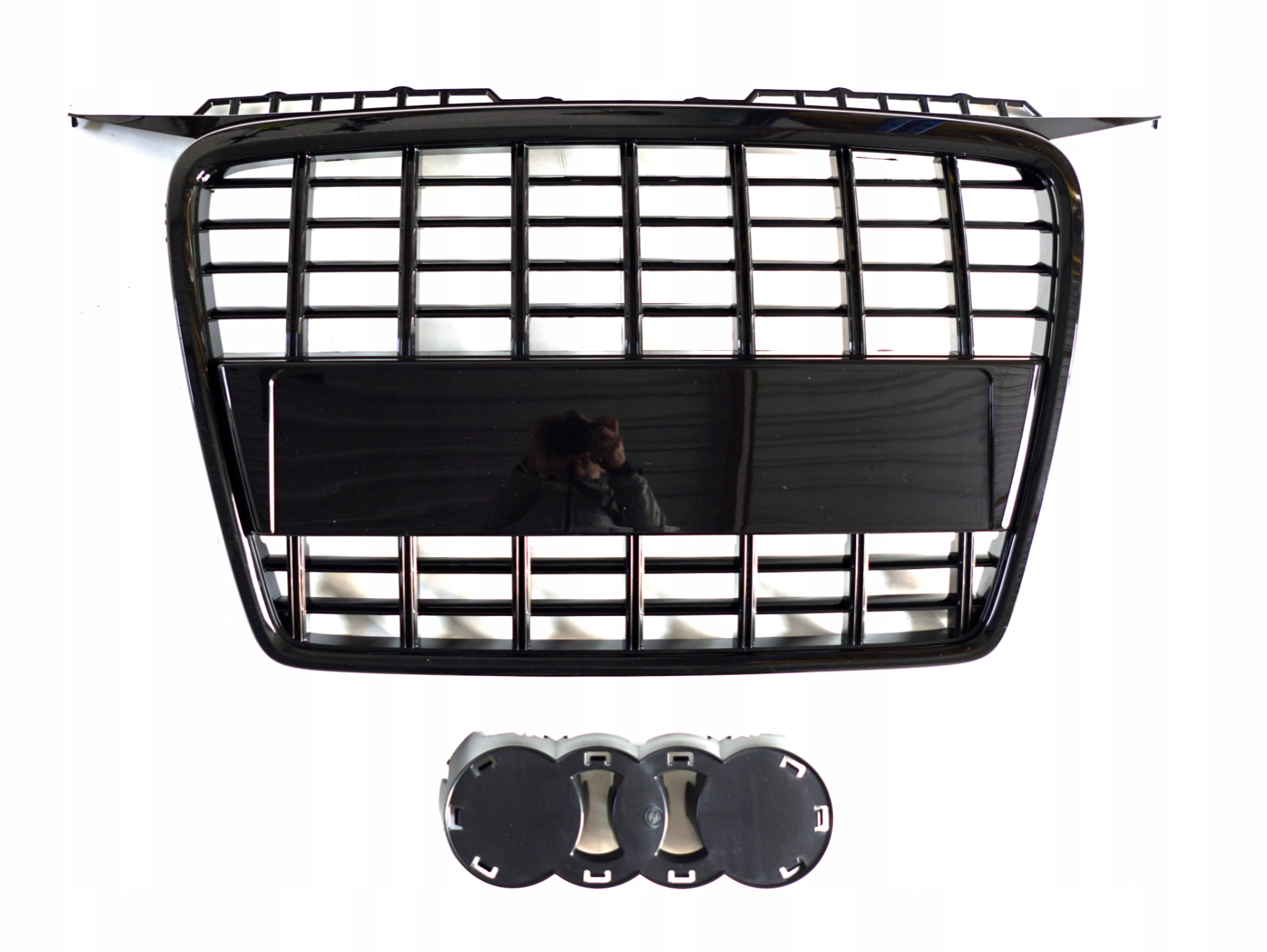 

Audi A3 8P 05-08 Grill Gril S-look Czarny Połysk
